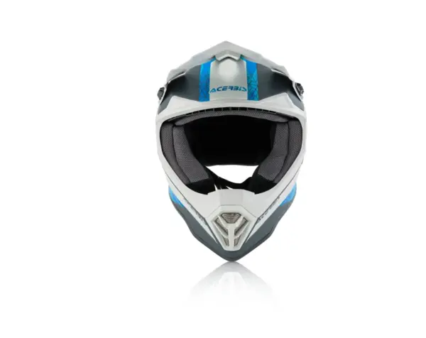 קסדת שטח לילדים ACERBIS Steel Junior בצבע כחול-אפור