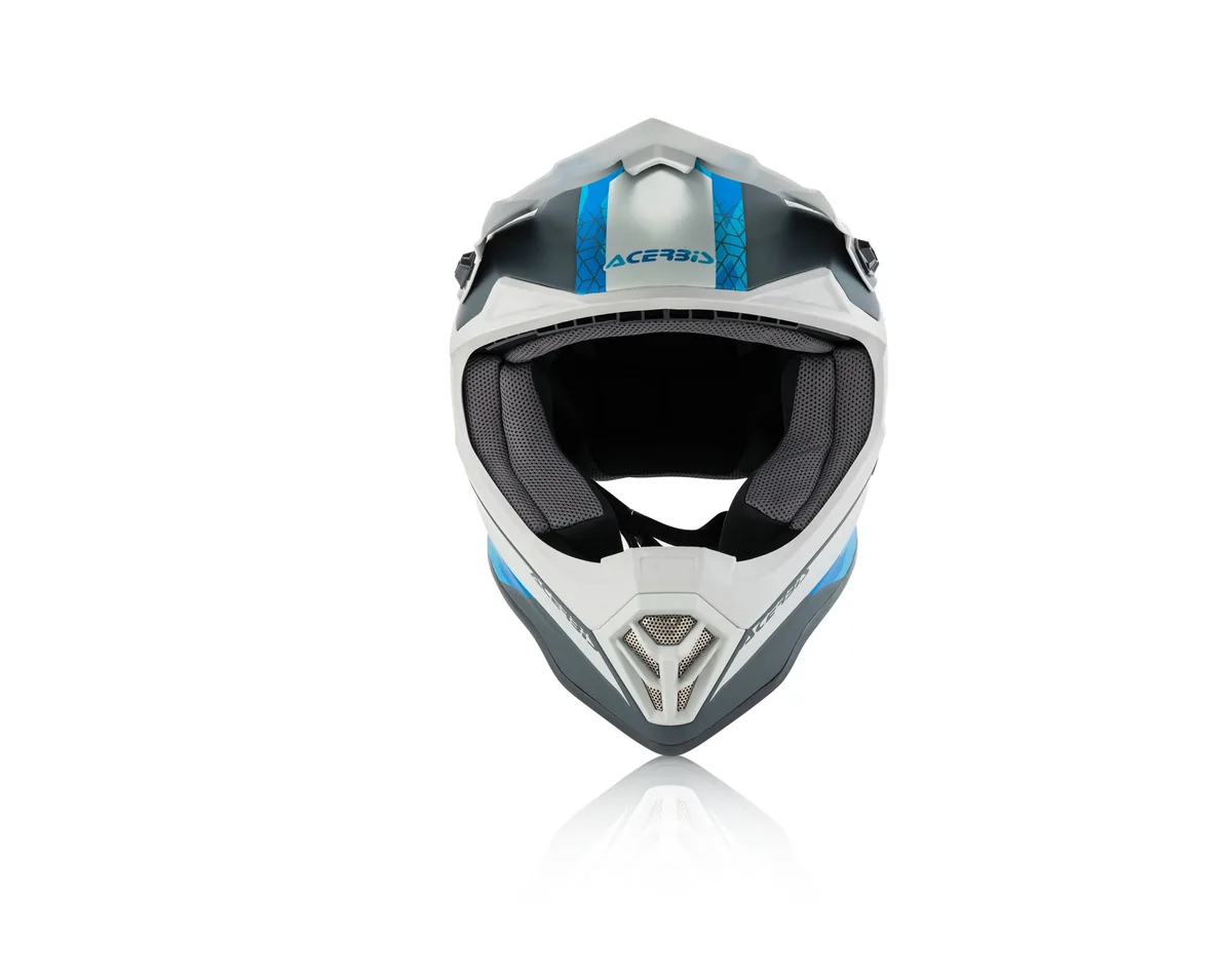 קסדת שטח לילדים ACERBIS Steel Junior בצבע כחול-אפור קסדת שטח לילדים ACERBIS Steel Junior בצבע כחול-אפור