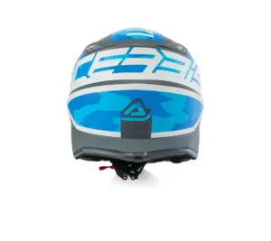 קסדת שטח לילדים ACERBIS Steel Junior כחול-אפור – תמונה 3