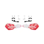 מגני ידיים פתוחים ACERBIS X-Future לבן-אדום – תמונה 3