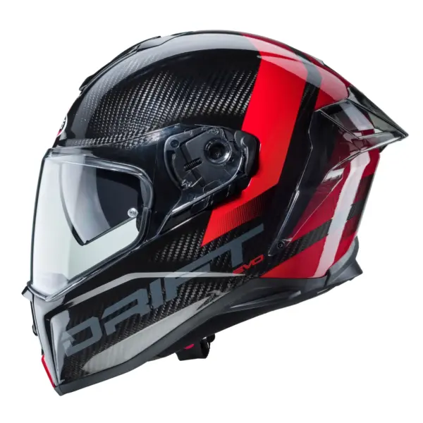 קסדה מלאה CABERG Drift EVO Carbon Sonic בצבע אנתרציט/אדום