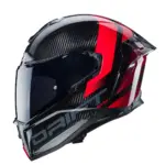 קסדה מלאה CABERG Drift EVO Carbon Sonic אנתרציט/אדום – תמונה 2