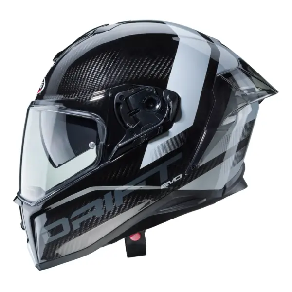 קסדה מלאה CABERG Drift EVO Carbon Sonic בצבע אנתרציט/לבן