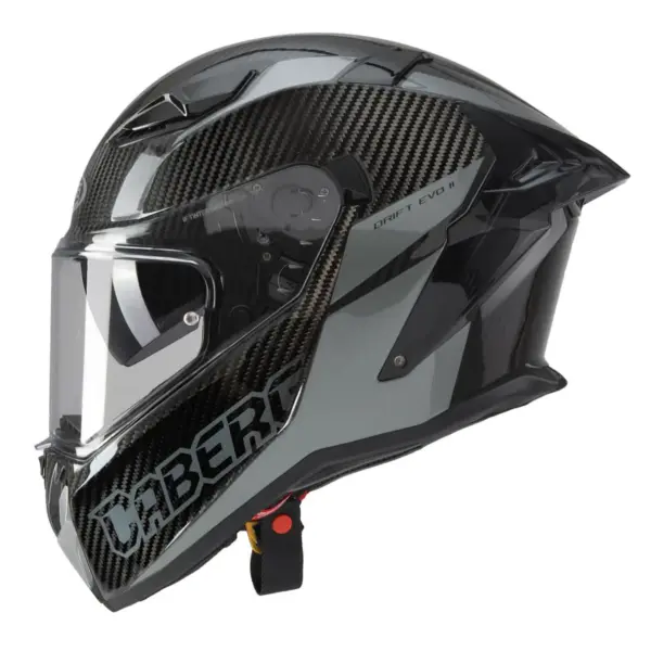 קסדה מלאה CABERG Drift EVO II Carbon Nova אפור קרבון – תמונה 2