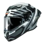 קסדה מלאה CABERG Drift EVO II Horizon בצבע אפור מט/שחור/לבן