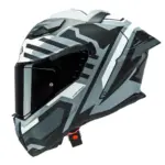 קסדה מלאה CABERG Drift EVO II Horizon אפור מט/שחור/לבן – תמונה 2
