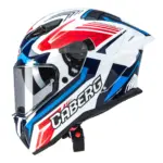קסדה מלאה CABERG Drift EVO II Jarama לבן/אדום/כחול – תמונה 2