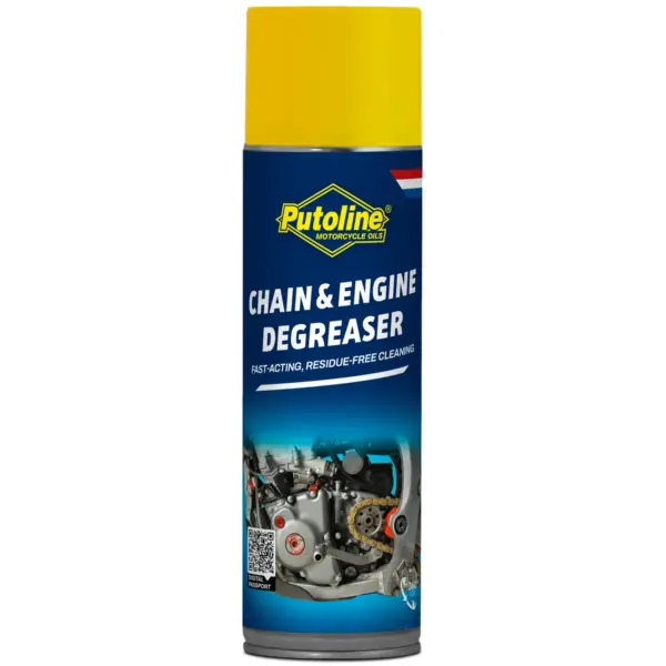 תרסיס מסיר שומנים לשרשרת ולמנוע PUTOLINE Chain & Engine Degreaser 500 מ"ל