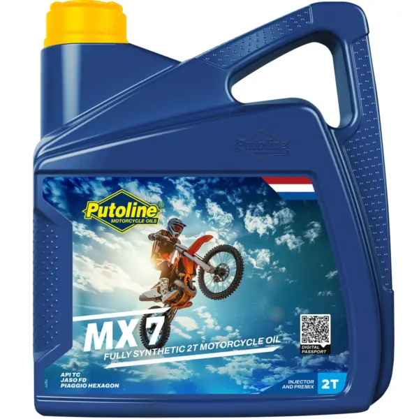 שמן מנוע 2 פעימות PUTOLINE MX 7 סינתטי מלא 4 ליטר