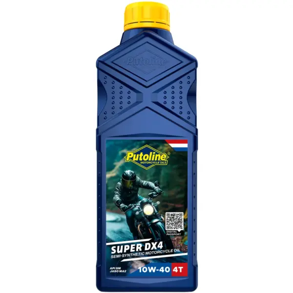 שמן מנוע 4 פעימות PUTOLINE Super DX4 10W-40 חצי סינתטי 1 ליטר