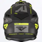 קסדת שטח FXR Helium Carbon שחור קרבון וצהוב זוהר – תמונה 3