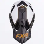 קסדת שטח FXR Helium Carbon MX שחור זהב לבן – תמונה 5
