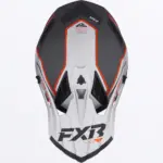 קסדת שטח FXR Helium Carbon MX שחור כסוף כתום – תמונה 5