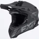קסדת שטח FXR Helium Carbon MX בגוון שחור קרבון ואפור