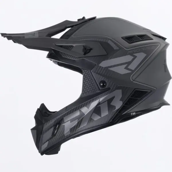 קסדת שטח FXR Helium Carbon MX שחור קרבון – תמונה 2