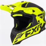 קסדת שטח FXR Helium MX בצבע צהוב זוהר ושחור