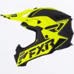 קסדת שטח FXR Helium MX צהוב זוהר שחור – תמונה 2