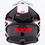 קסדת שטח FXR Helium MX אדום לבן שחור – תמונה 3