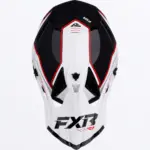קסדת שטח FXR Helium MX אדום לבן שחור – תמונה 5