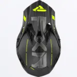קסדת שטח FXR Helium Race Div שחור צהוב זוהר – תמונה 5
