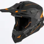 קסדת שטח FXR Helium Race Div בצבע שחור עם כתום