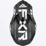 קסדת שטח FXR Helium Race Div שחור לבן – תמונה 5