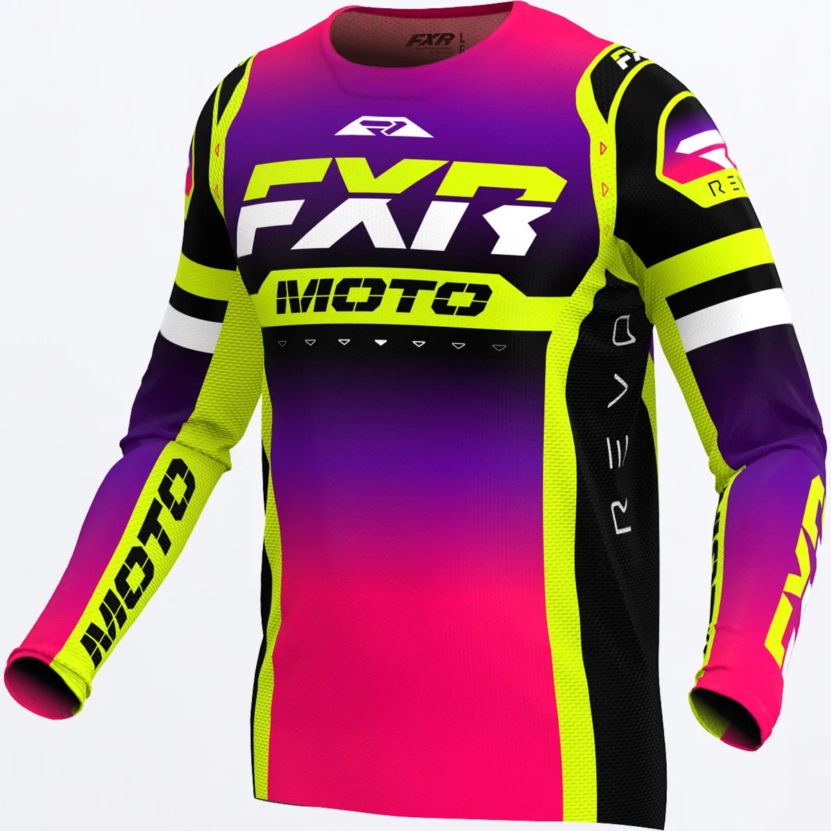 חליפת רכיבה FXR Revo Pro MX LE בצבעי צהוב זוהר, סגול וורוד חליפת רכיבה FXR Revo Pro MX LE בצבעי צהוב זוהר, סגול וורוד