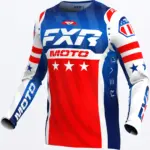 חליפת רכיבה FXR Revo Pro MX LE בעיצוב Liberty אדום כחול לבן