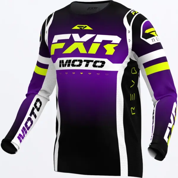 חליפת רכיבה FXR Revo Pro MX LE בצבע סגול ושחור