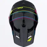 קסדת שטח לילדים FXR Clutch MX שחור כחול צהוב – תמונה 5