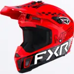 קסדת שטח לילדים FXR Clutch MX בצבע אדום ושחור