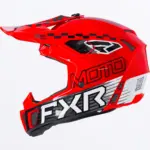 קסדת שטח לילדים FXR Clutch MX אדום שחור – תמונה 2