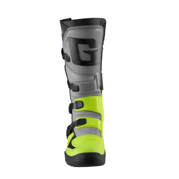 מגף שטח GAERNE GX1 EVO צהוב פלואורסצנטי-אפור-שחור – תמונה 2