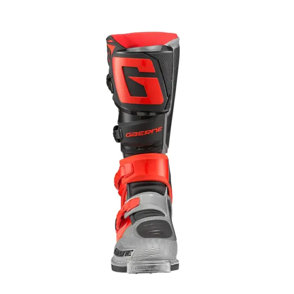 מגף מוטוקרוס GAERNE SG12 Forge אדום-כתום ואפור – תמונה 2