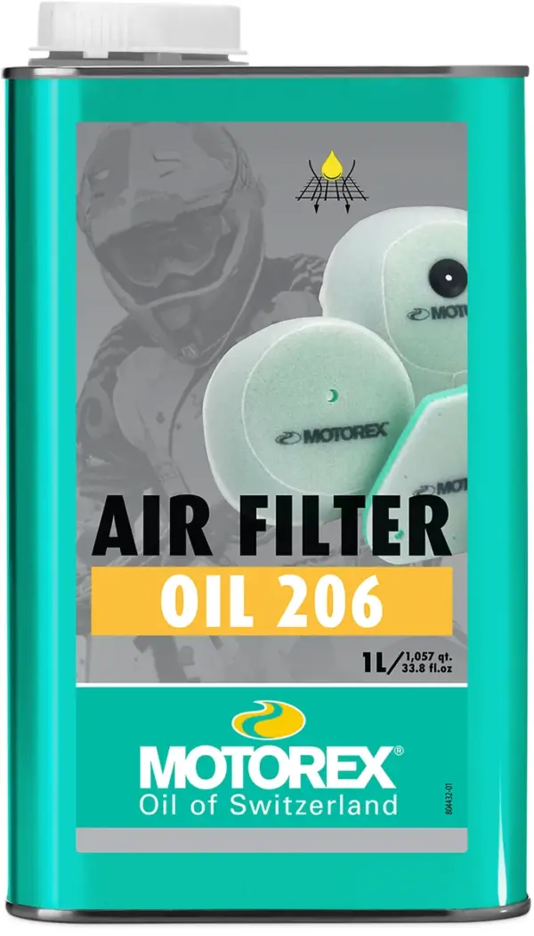 שמן למסנן אוויר ספוג מוטורקס MOTOREX AIR FILTER OIL 206, אריזת 1 ליטר