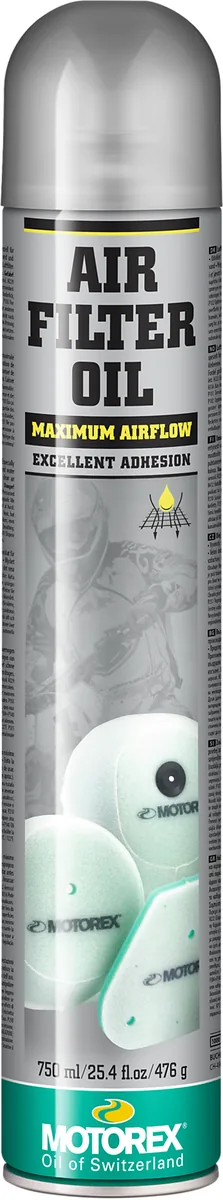 תרסיס שמן למסנן אוויר מוטורקס MOTOREX AIR FILTER OIL SPRAY, אריזת 750 מ"ל