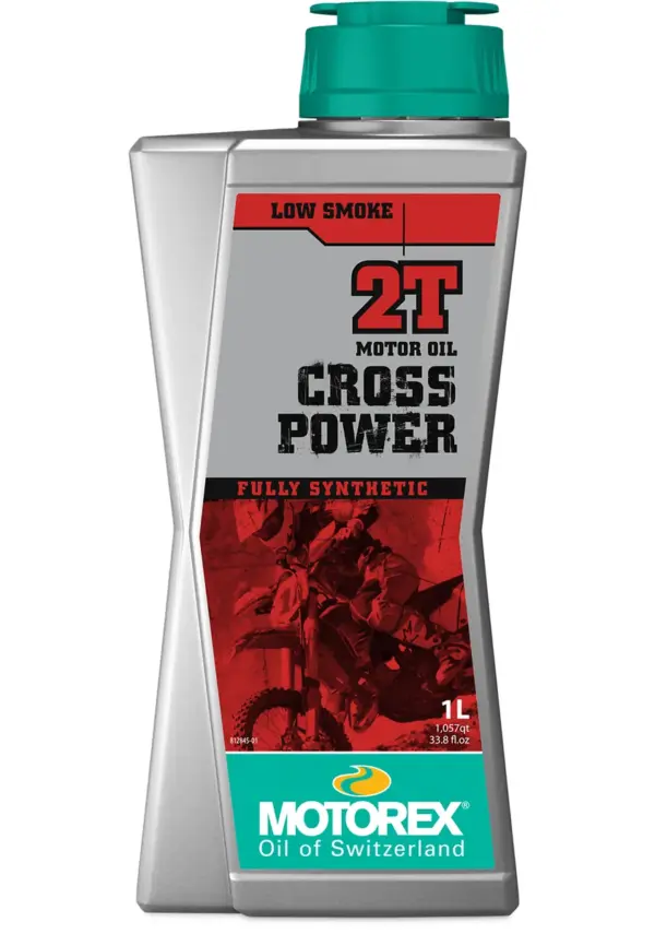 שמן מנוע 2 פעימות מוטורקס MOTOREX CROSS POWER 2T, אריזת 1 ליטר