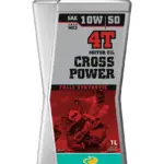 שמן מנוע 4 פעימות מוטורקס MOTOREX CROSS POWER 4T 10W50, אריזת 1 ליטר