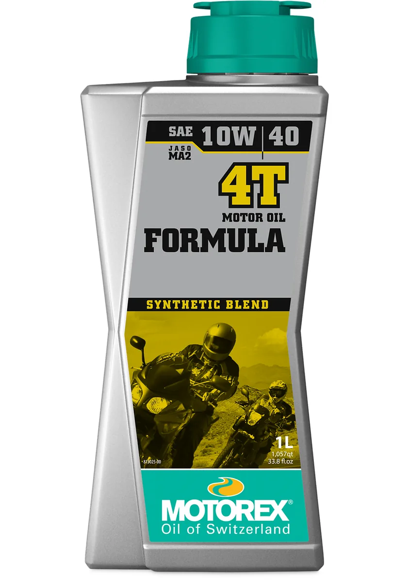 שמן מנוע 4 פעימות MOTOREX FORMULA 4T 10W40, אריזת 1 ליטר שמן מנוע 4 פעימות מוטורקס MOTOREX FORMULA 4T 10W40, אריזת 1 ליטר