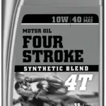 שמן מנוע 4 פעימות מוטורקס MOTOREX FOUR STROKE 4T 10W40, אריזת 1 ליטר