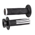 סט גריפים עם נעילה ODI Emig Pro V2 בצבע שחור/לבן