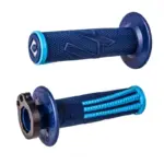 סט גריפים עם נעילה ODI Emig Pro V2 בצבע כחול/תכלת