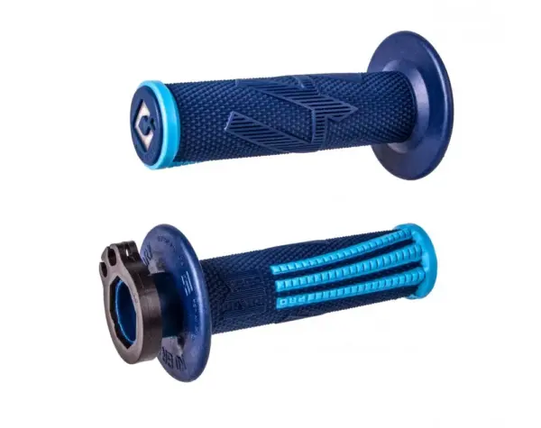 סט גריפים עם נעילה ODI Emig Pro V2 בצבע כחול/תכלת