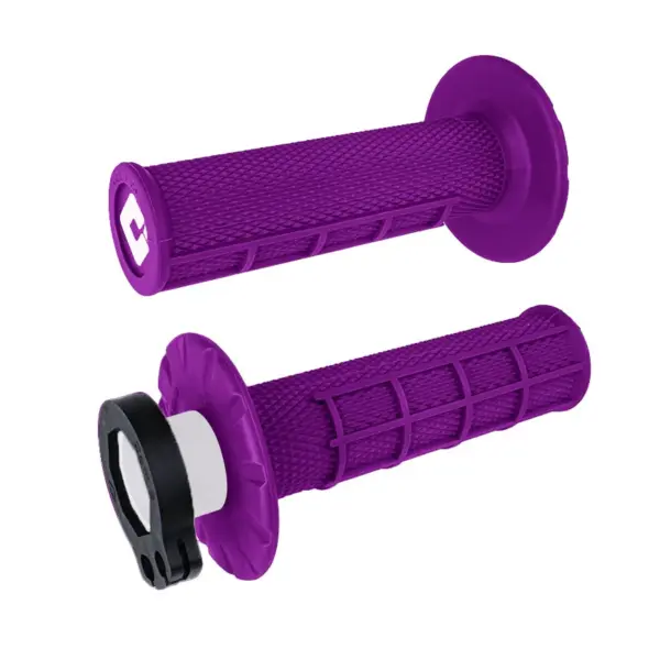 סט גריפים עם נעילה ODI Half-Waffle MX V2 בצבע סגול