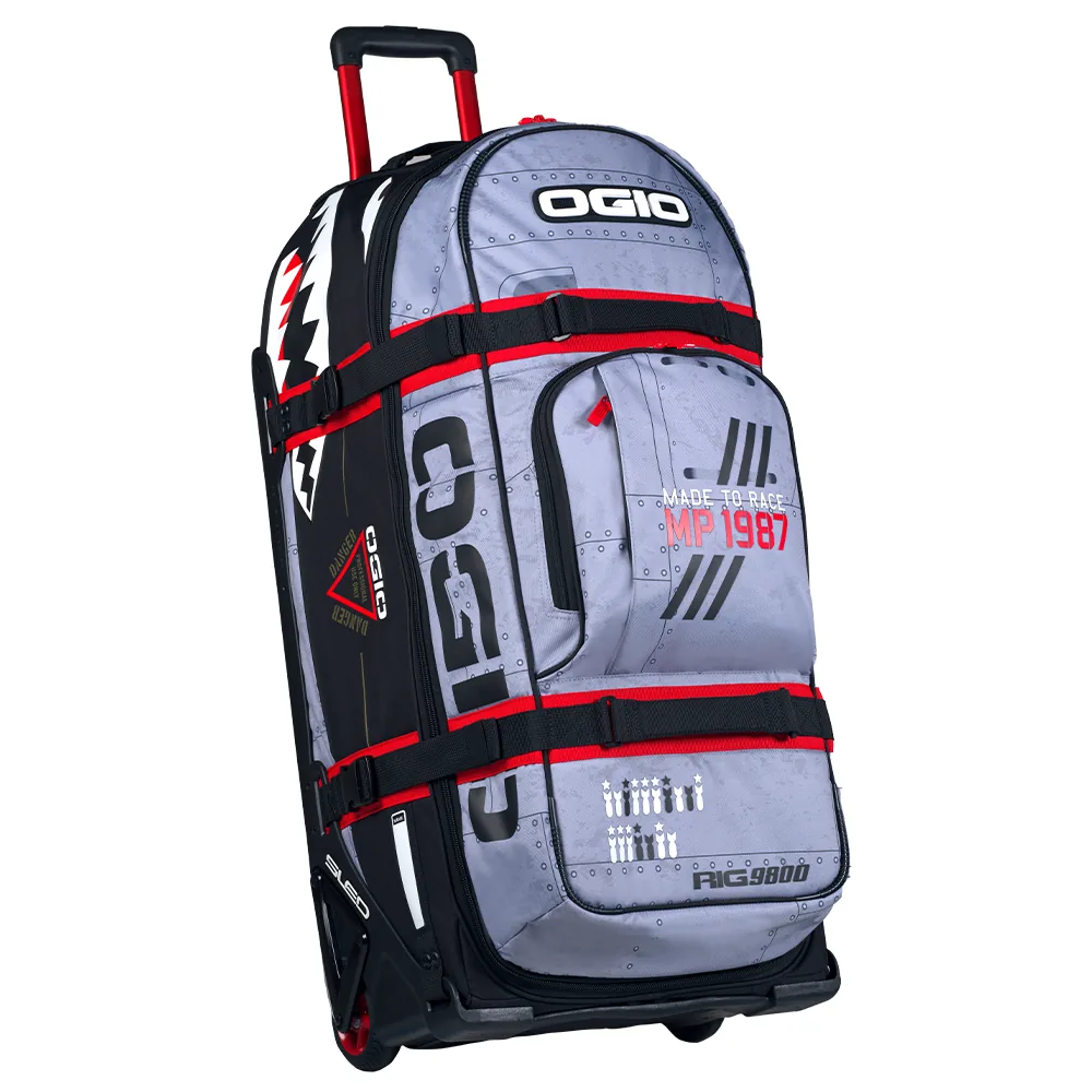 תיק ציוד על גלגלים OGIO RIG 9800 Spitfire אפור אדום תיק ציוד על גלגלים אוג'יו OGIO RIG 9800 Spitfire אפור אדום