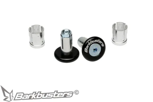 זוג סופיות כידון אלומיניום BARKBUSTERS בצבע שחור עם תותבים