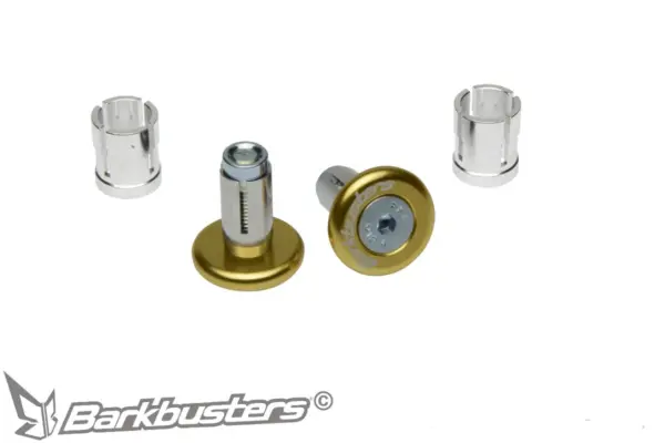 זוג סופיות כידון אלומיניום BARKBUSTERS בצבע זהב עם תותבים