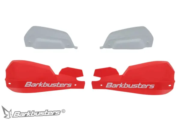 זוג כיסויי מגני ידיים BARKBUSTERS VPS בצבע אדום עם מסיטי רוח