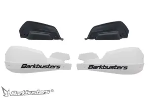 זוג כיסויי מגני ידיים BARKBUSTERS VPS בצבע לבן עם מסיטי רוח