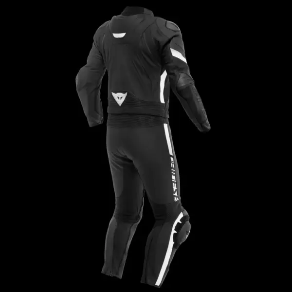 חליפת עור שני חלקים DAINESE Avro 4 שחור לבן – תמונה 2